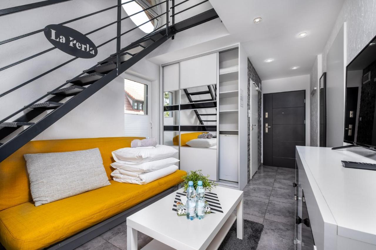 Ferienwohnung La Perla Krynica Morska Exterior foto